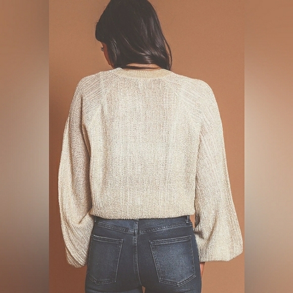 Amuse Society | Lurex Knit Long Sleeve Top - Picture 15 of 16